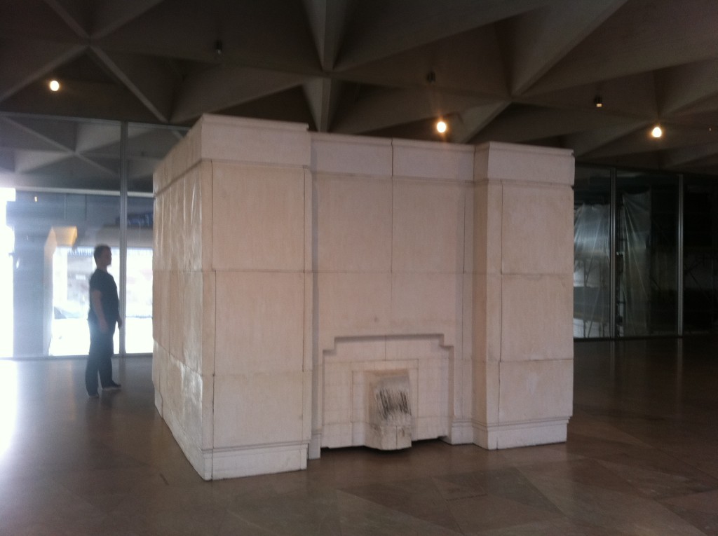Rachael Whitread in the DC Gallery of Modern Art