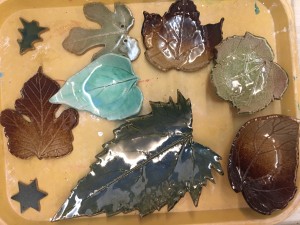 Clay Leaf Bowls Art Adventures Parent/Child workshop