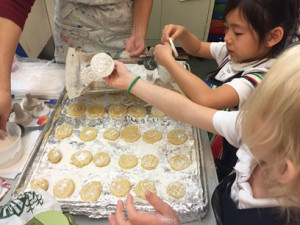 TN-stamping our sugar cookies